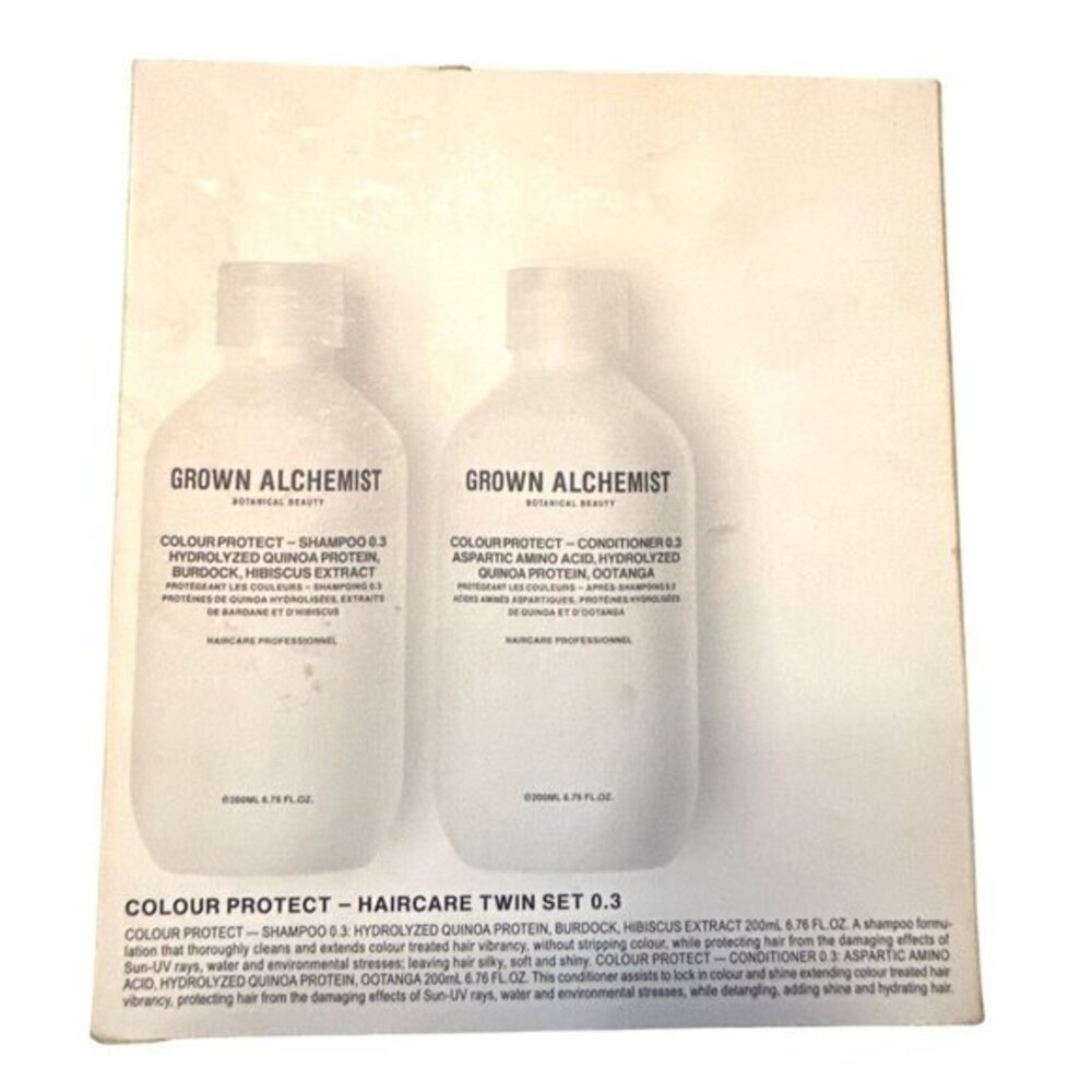 Grown Alchemist Colour Protect Haircare Twin Set Organic Shampoo & Conditioner
